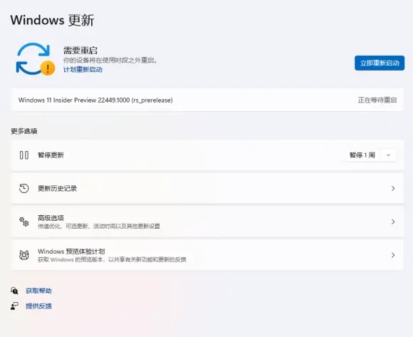 被踢出Dev通道后怎么更新Win11 22449.1000版本教程