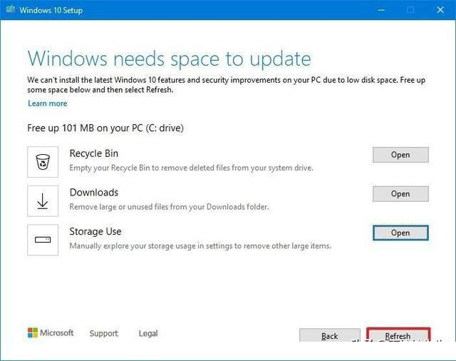 空间不够怎么安装Win10更新？