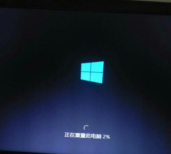 win10电脑恢复重置进度卡住