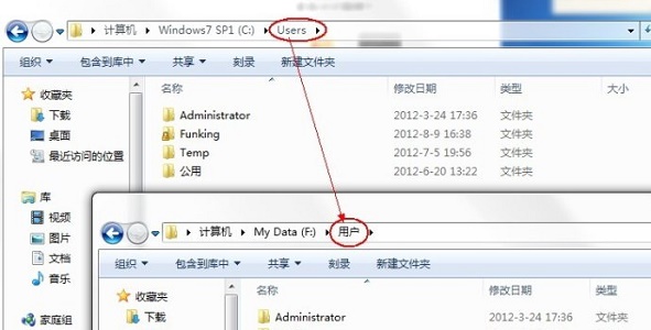 win7如何更改user文件夹？win7user文件夹更改教程