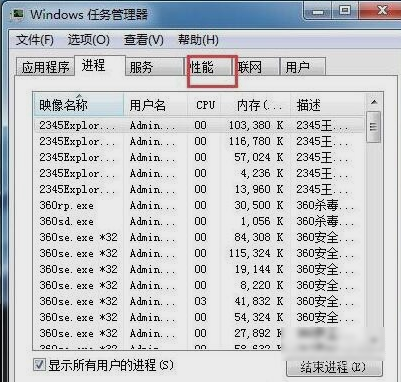 win7任务管理器怎么看cpu频率？win7任务管理器查看cpu频率方法