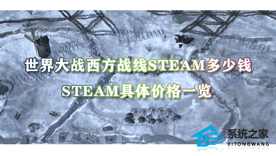 世界大战西方战线steam多少钱 Steam具体价格一览